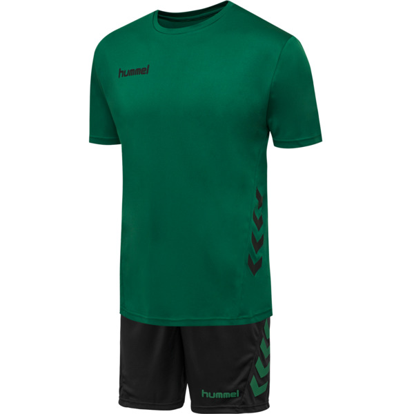 Hummel hmlPROMO KIDS DUO SET - EVERGREEN/BLACK - 140