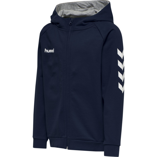 Hummel HMLGO KIDS COTTON ZIP HOODIE - MARINE - 116