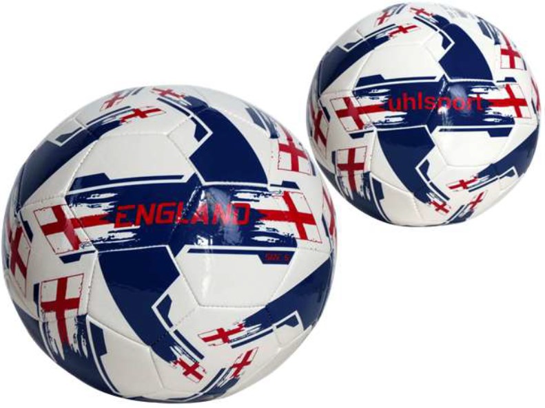 Uhlsport National Ball England weiß/marine 5