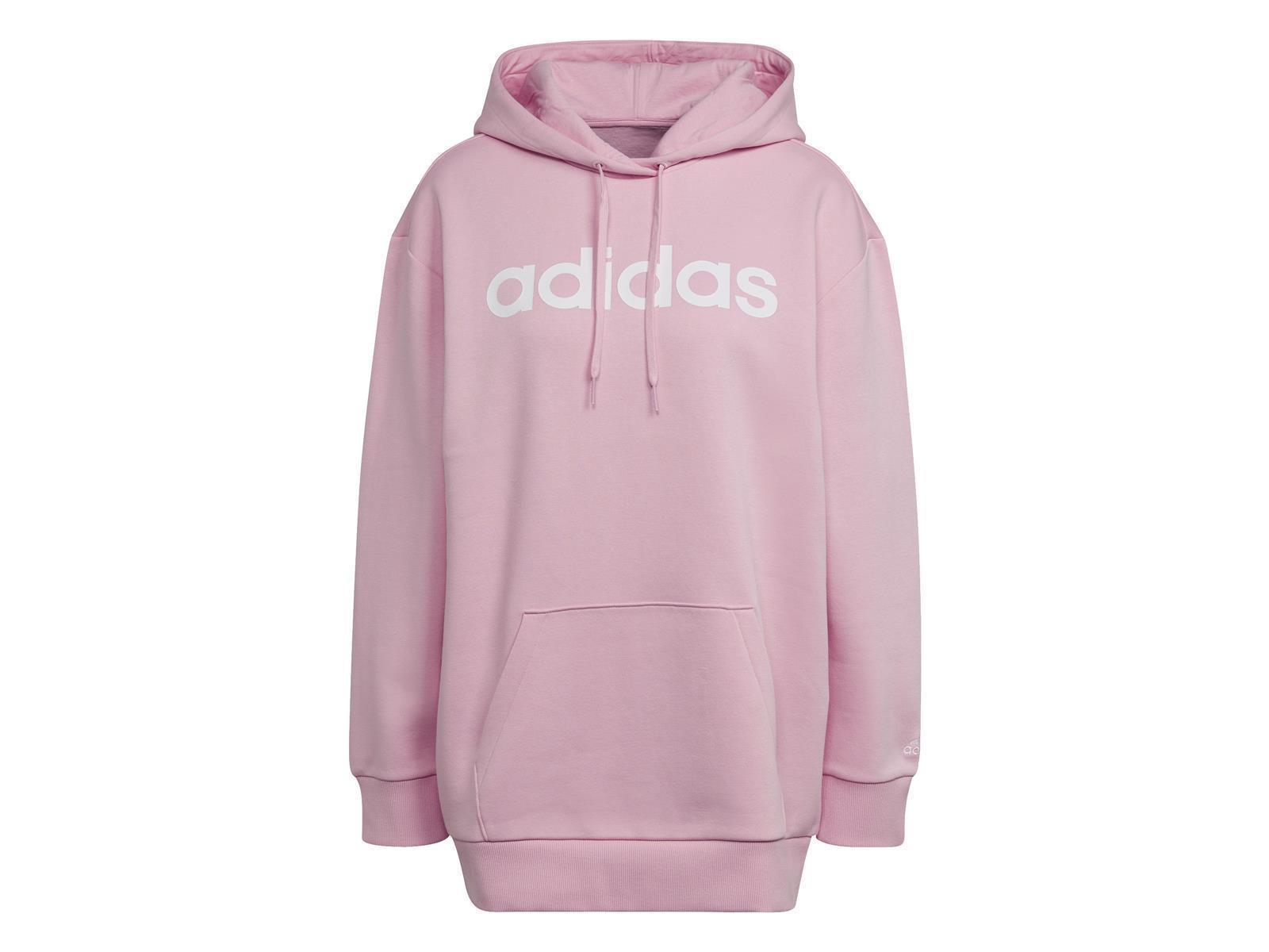 adidas Essentials Oversize Fleece Hoodie Women trupnk/white XS