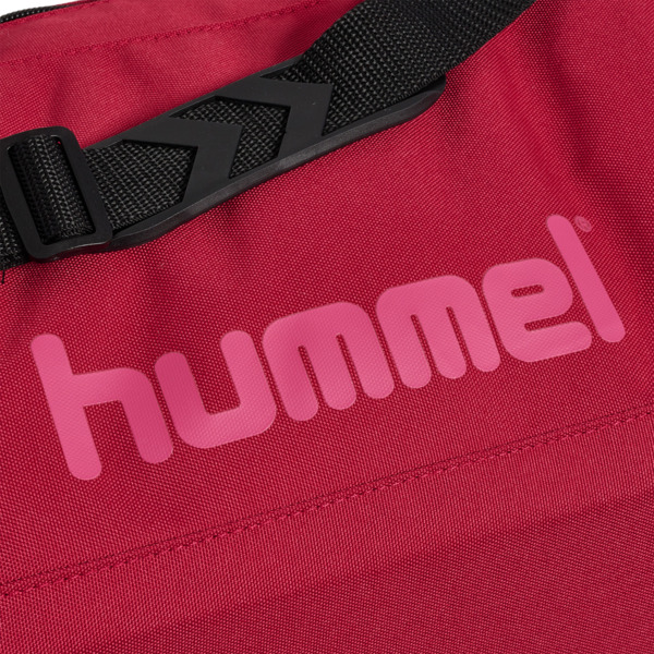 Hummel CORE SPORTS BAG - BIKING RED/RASPBERRY SORBET - S