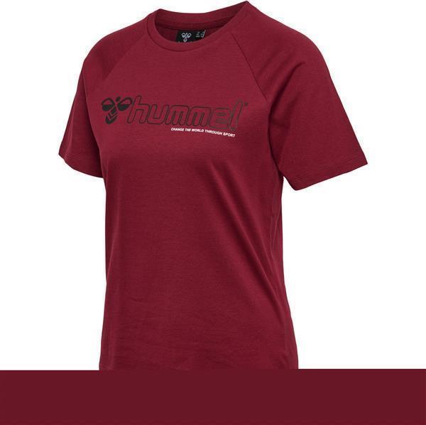 Hummel hmlNONI 2.0 T-SHIRT - CABERNET - L