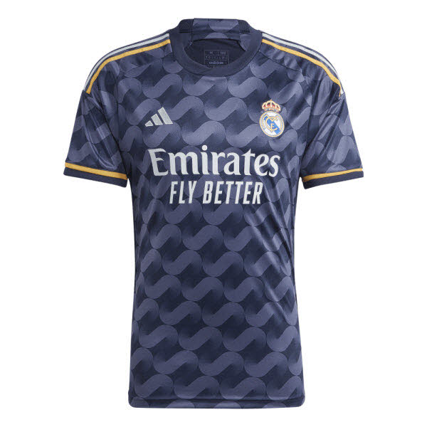 adidas REAL Madrid Auswärts Trikot Saison 2023/2024 blau XL