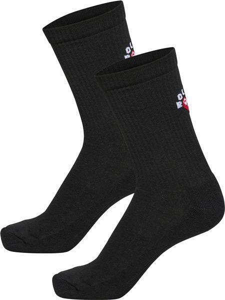 Hummel hmlROLIGAN 2-PACK SOCKS BLACK 36-40