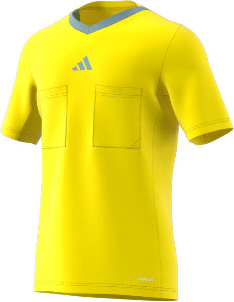 adidas Referee 22 Schiedsrichter Trikot kurzarm Herren gelb S