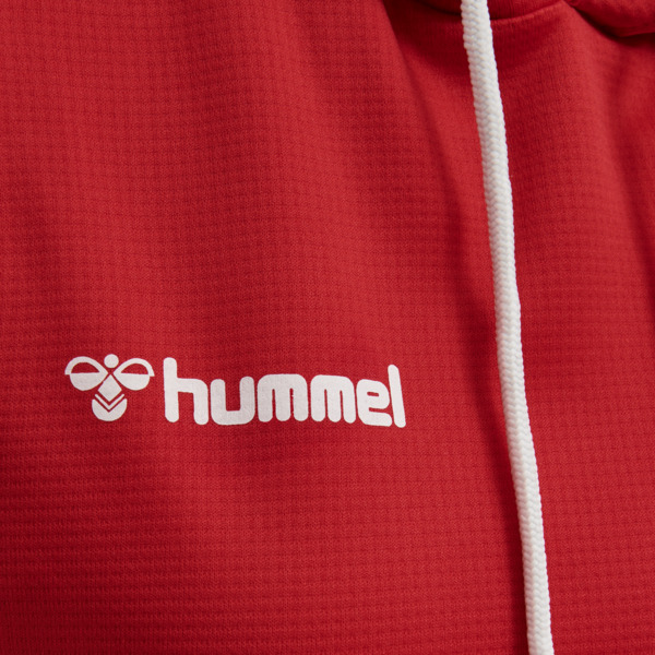 Hummel hmlAUTHENTIC POLY HOODIE WOMAN - TRUE RED - S
