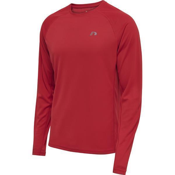 Hummel MEN CORE RUNNING T-SHIRT L/S - TANGO RED - 2XL