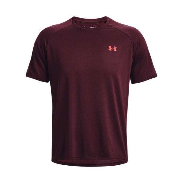 Under Armour UA Tech 2.0 SS Tee Novelty-MRN Dunkelrot XL
