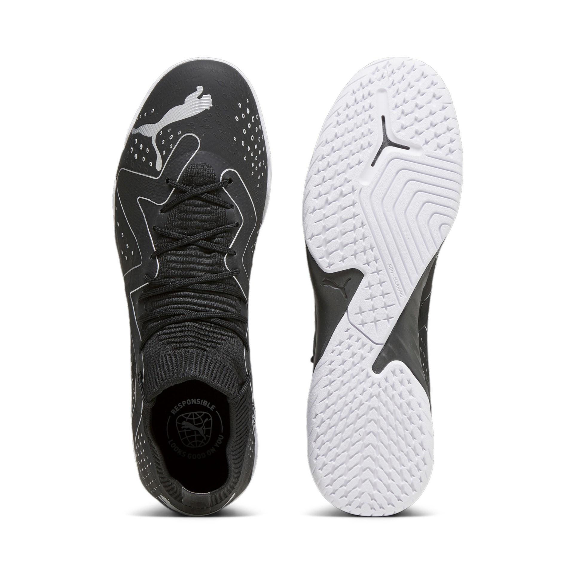 Puma Future Match IT Hallenschuhe Herren puma black-puma silver 47
