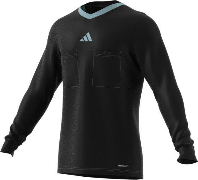 adidas Referee 22 Trikot langarm Erwachsene schwarz L