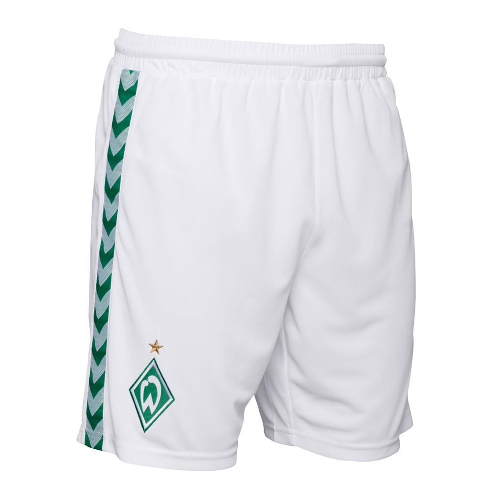 Hummel  Werder Bremen Heim Short Saison 2023/2024 Erwachsene weiß XL
