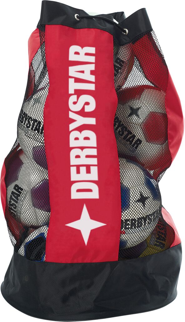 Derbystar Ballsack 10 Bälle, rot, für 10 Bälle