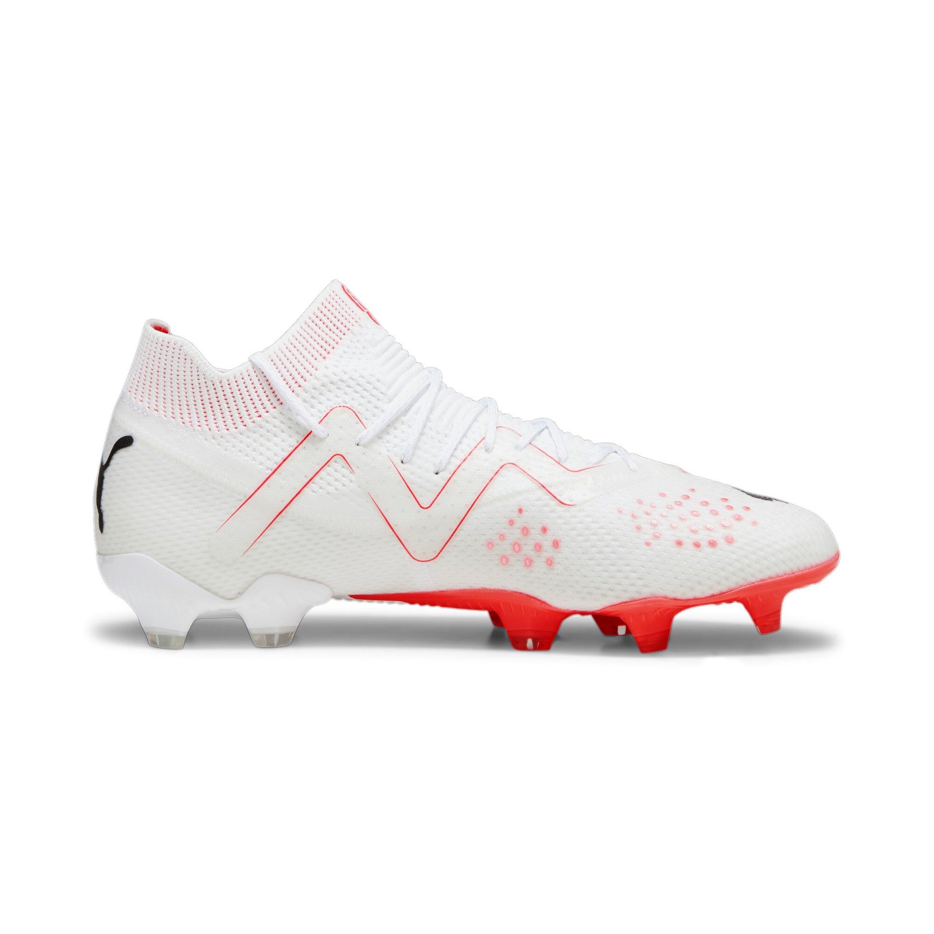 Puma Future Ultimate FG/AG Fussballschuhe puma white-puma black-fire orchid 39