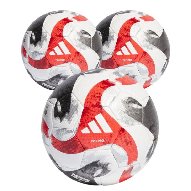 3er Spieltagsset adidas Tiro Pro Spielball weiß 5