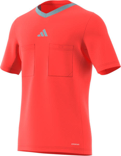 adidas Referee 22 Schiedsrichter Trikot kurzarm Herren orange XXL
