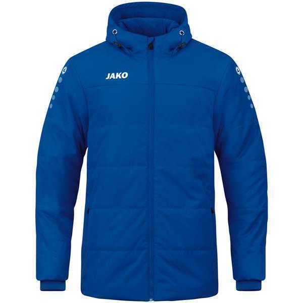 JAKO Coachjacke Team mit Kapuze L Royal