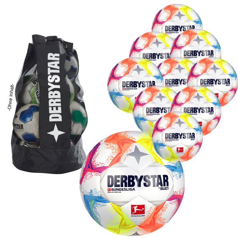 10er Ballpaket Derbystar Brillant Replica Bundesliga v22 Gr. 4