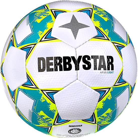 Derbystar Apus Light v23 Trainingsball weiss gelb blau 5