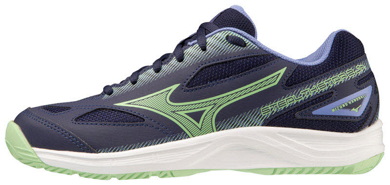 Mizuno Corporation Corporation Stealth Star 2 ( C ) Hallenschuh Kinder Eblue/TechGreen/Loli 38,5