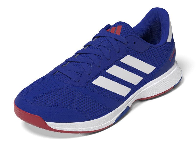 adidas Ligra 8 Indoorschuhe Herren blau/weiß/rot 15 (51 1/3 EU
