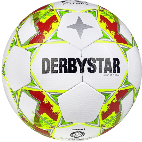 Derbystar Futsal Apus TT v23, weiss gelb rot, 4