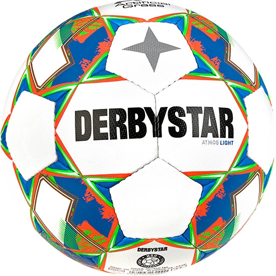 Derbystar Atmos Light AG v23 Trainingsball weiss orange blau 5