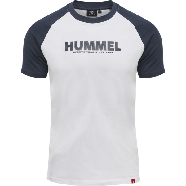 Hummel hmlLEGACY BLOCKED T-SHIRT - WHITE - 2XS