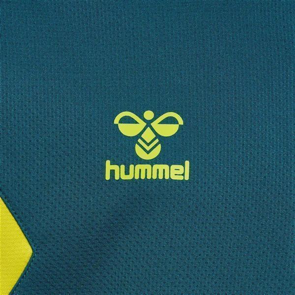Hummel hmlAUTHENTIC HALF ZIP SWEAT KIDS - BLUE CORAL/SULPHUR SPRING - 152