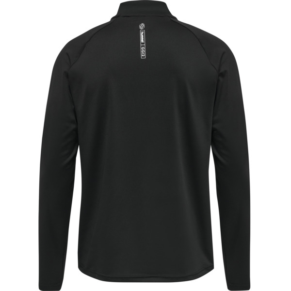 Hummel hmlGG12 TRAINING 1/2 ZIP SWEAT - BLACK - L