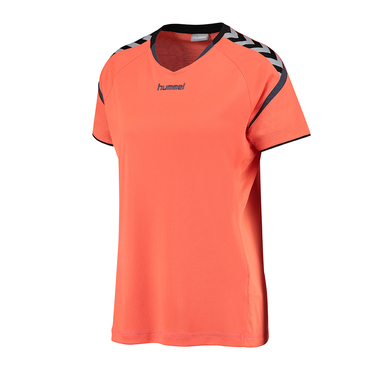 Hummel AUTH. CHARGE SS POLY JERSEY WO Größe XS Orange