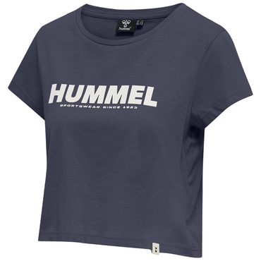 Hummel hmlLEGACY WOMAN CROPPED T-SHIRT BLUE NIGHTS M