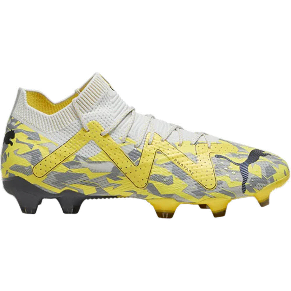 Puma Future Ultimate FG/AG Fussballschuhe sedate gray-asphalt-yellow blaze 39