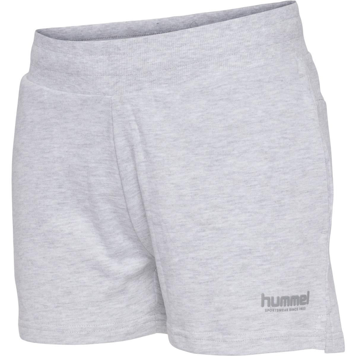 Hummel hmlLGC SENNA SWEAT SHORTS - LIGHT GREY MELANGE - XL