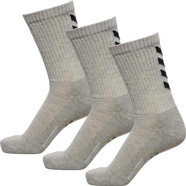 Hummel Fundamental 3-Pack Socken GREY MELANGE 10 (36-40)