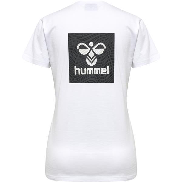 Hummel hmlOFFGRID TEE S/S WO - WHITE/FORGED IRON - XL