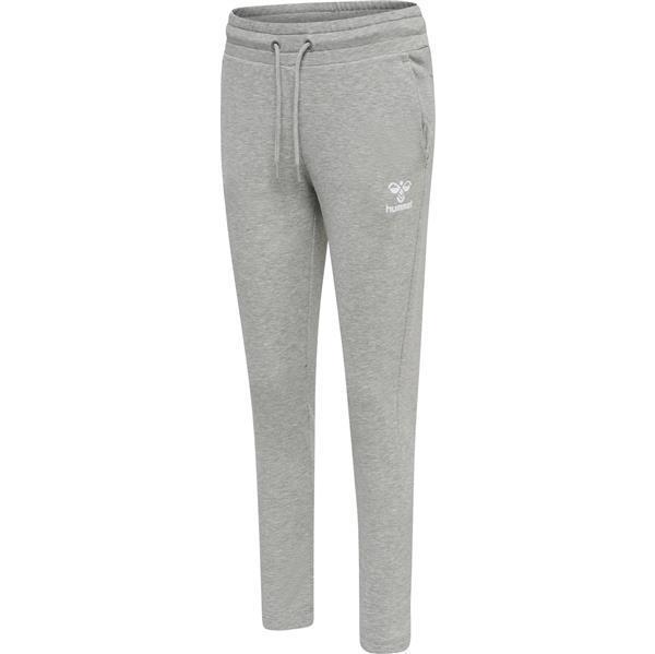 Hummel hmlNONI 2.0 TAPERED PANTS - GREY MELANGE - XS