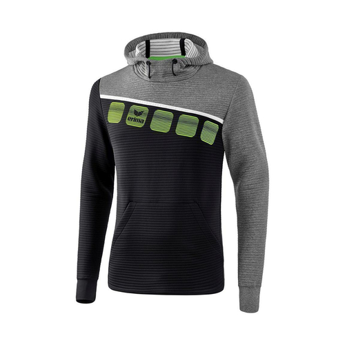Erima 5-C hoody Größe M Schwarz/Grau