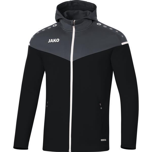 JAKO Kapuzenjacke Champ 2.0 M Schwarz/Anthrazit