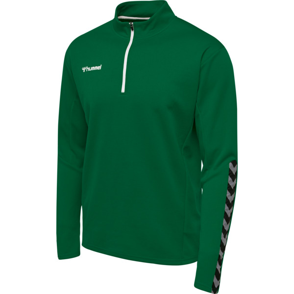 Hummel hmlAUTHENTIC HALF ZIP SWEATSHIRT - EVERGREEN - L