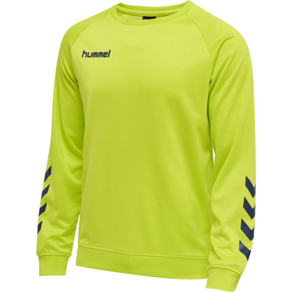 hmlPROMO POLY SWEATSHIRT - LIME PUNCH - L