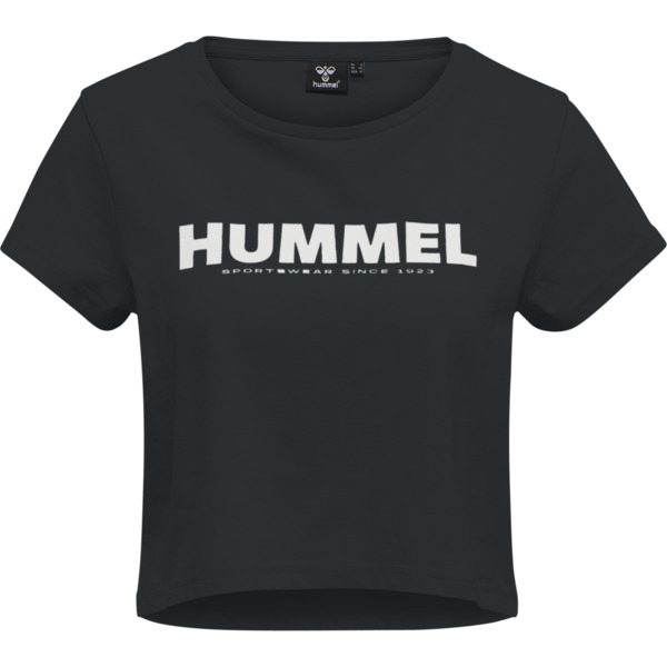 Hummel hmlLEGACY WOMAN CROPPED T-SHIRT BLACK M