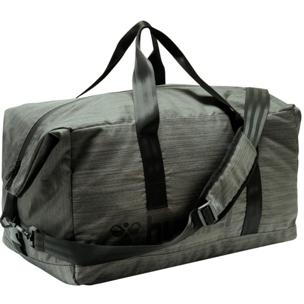 Hummel URBAN DUFFEL BAG - BLACK MELANGE - S