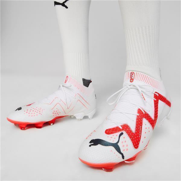 Puma Future Ultimate FG/AG Fussballschuhe puma white-puma black-fire orchid 39
