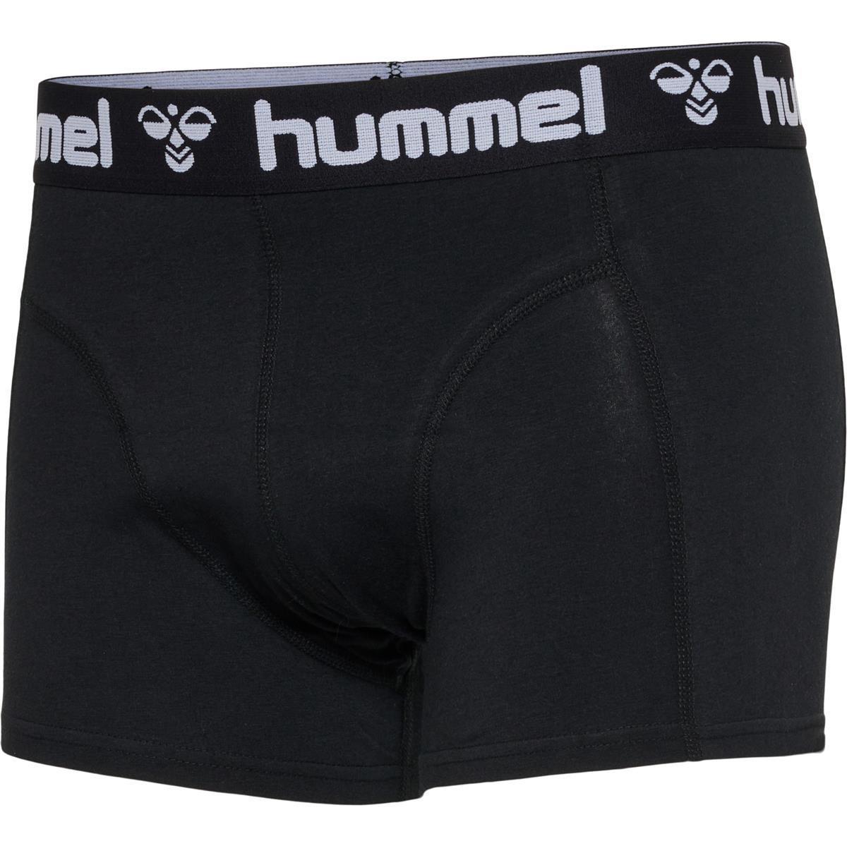 Hummel HMLMARS 2PACK BOXERS - BLACK/WHITE - S