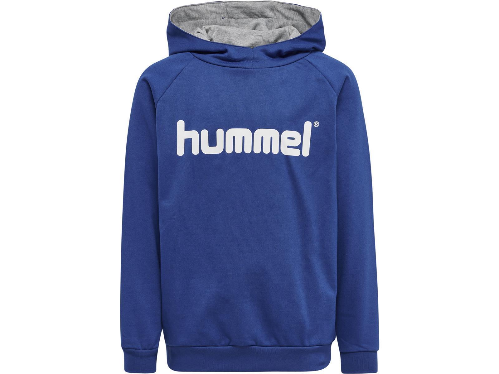 Hummel HMLGO KIDS COTTON LOGO HOODIE Blau Größe 164 Online kaufen