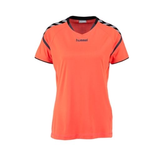 Hummel AUTH. CHARGE SS POLY JERSEY WO Größe XS Orange