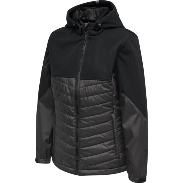 Hummel hmlNORTH HYBRID JACKET WOMAN - BLACK/ASPHALT - L