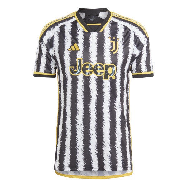 adidas Juventus Turin Heimtrikot Herren Saison 2023/2024 weiß/schwarz L