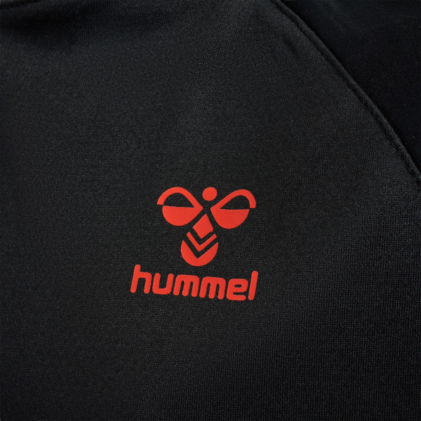 Hummel hmlGG12 ACTION JERSEY S/S KIDS - BLACK/CHERRY TOMATO - 128