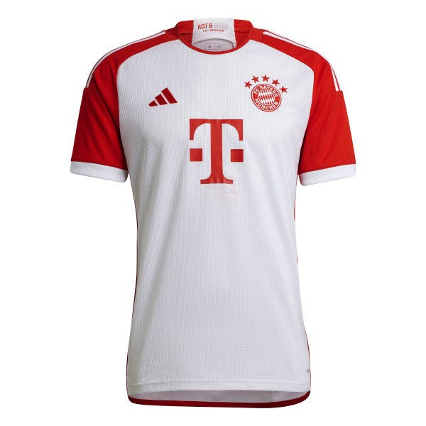 adidas FC Bayern Home Jersey Herren Saison 2023/2024 weiß/rot XXL